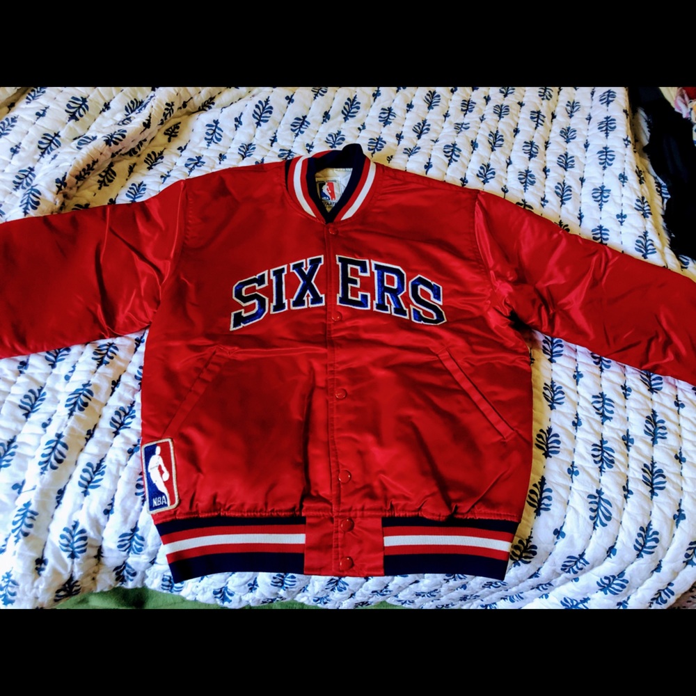 STARTER VTG 80s 76ers Jacket (M)